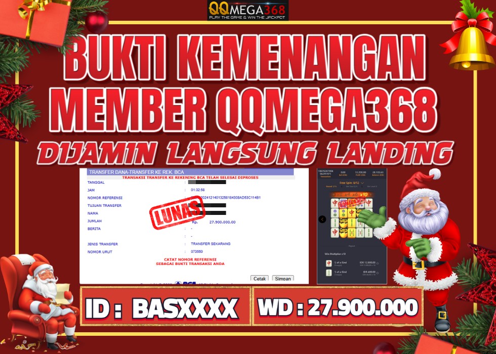 QQMEGA368 JACKPOT Rp 16.500.000 - LUNAS!!!