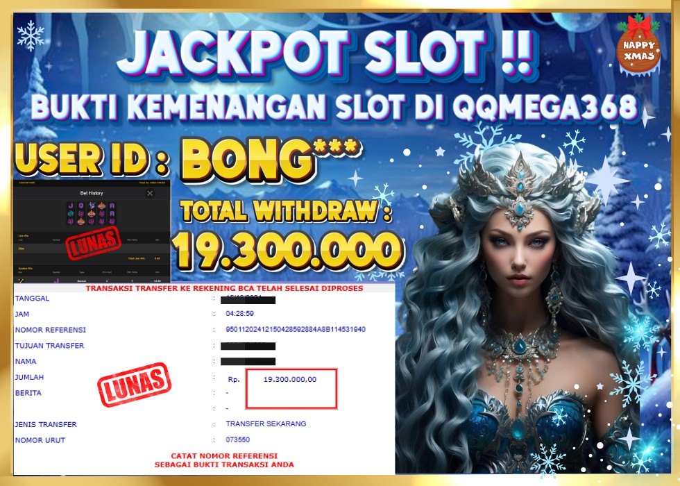 QQMEGA368 JACKPOT Rp 19.300.000 - LUNAS!!!