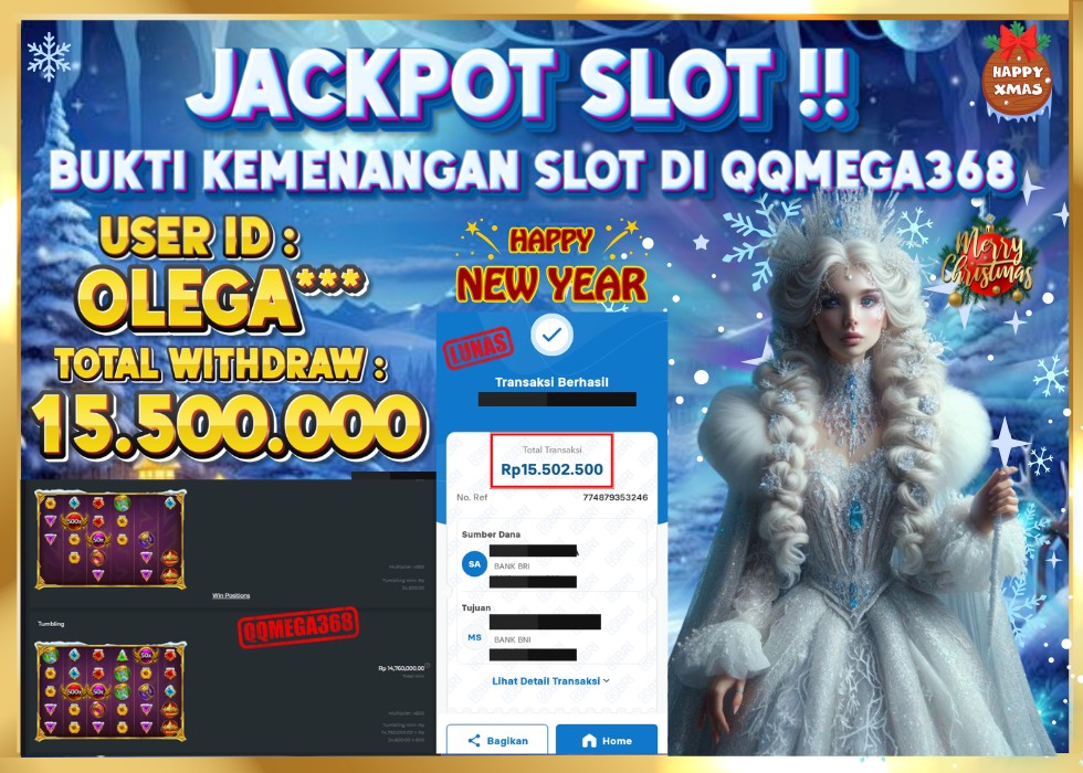 QQMEGA368 JACKPOT Rp 15.500.000 - LUNAS!!!
