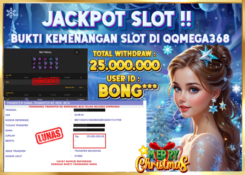 QQMEGA368 JACKPOT Rp 25.000.000 - LUNAS!!!