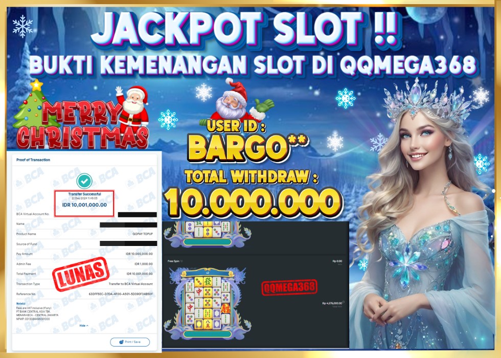 QQMEGA368 JACKPOT Rp 10.000.000 - LUNAS!!!